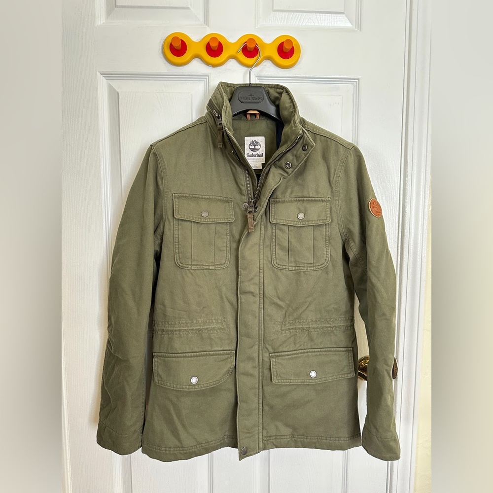Timberland Mens Size S Jacket Green Mount Davis M65 Style Winter Hunting Jacket